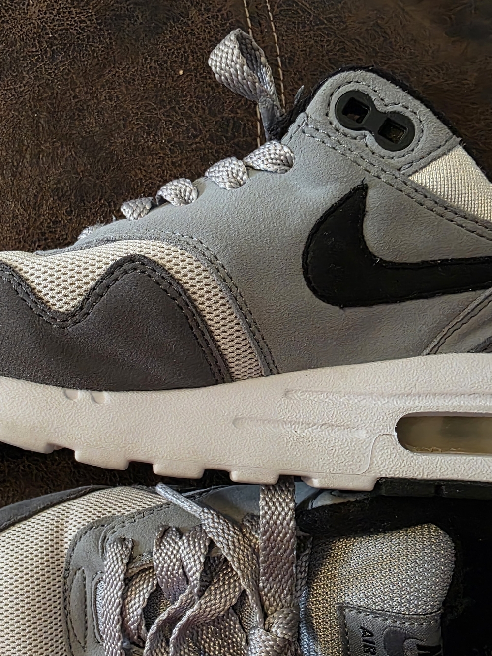 Nike Air Max 1 Gray/Black – Youth 4.5Y